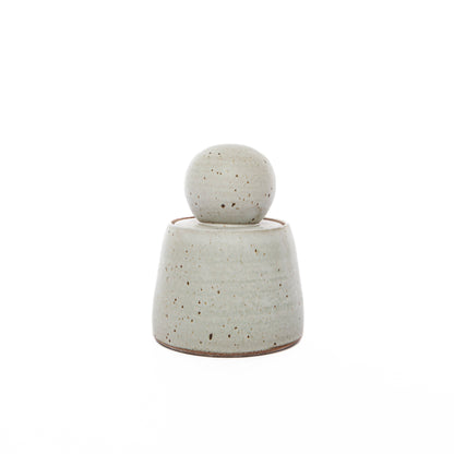 Alabaster White Stash Jars