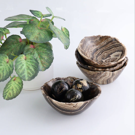 Mexican Onyx/Calcite Bowl OOAK