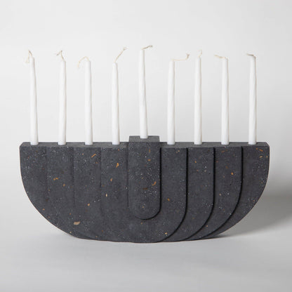 Menorahs: Black Terrazzo -  by Carlyle Avenue