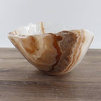 Mexican Onyx/Calcite Bowl 12"