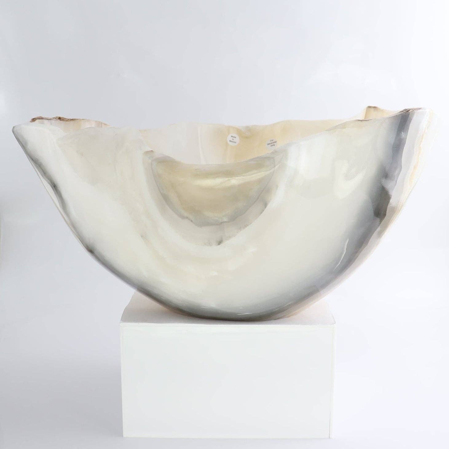 Mexican Onyx/Calcite Bowl 14"