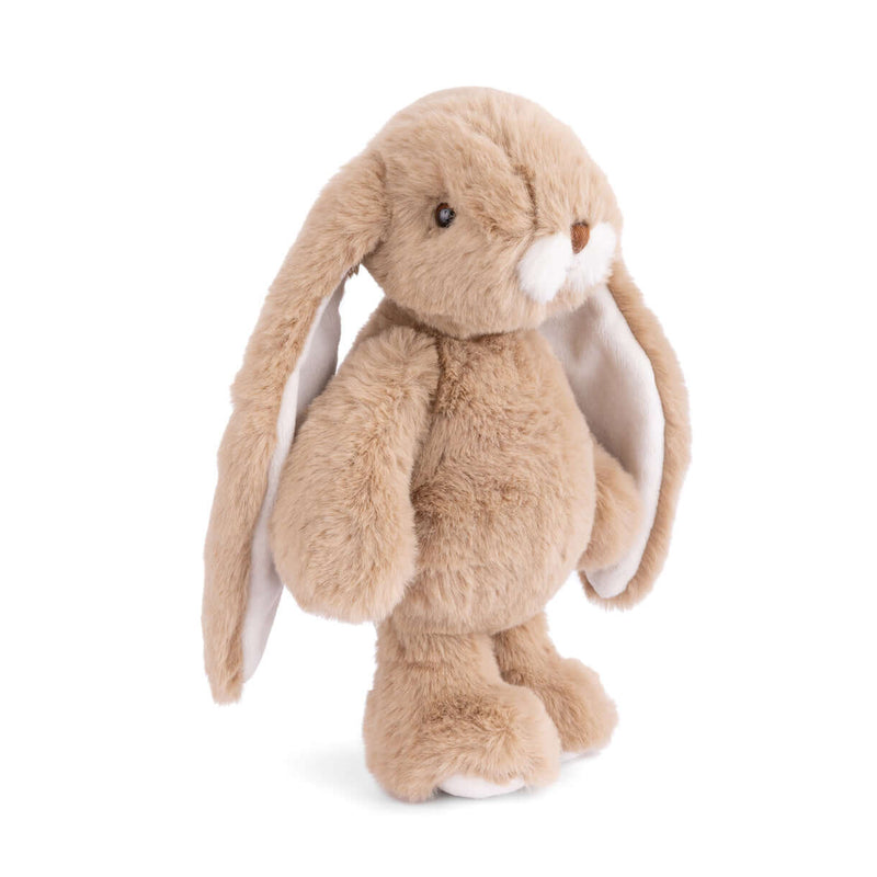 Junior Kanini - Taupe plush bunny with soft fabric, perfect for cuddles and imaginative play.
