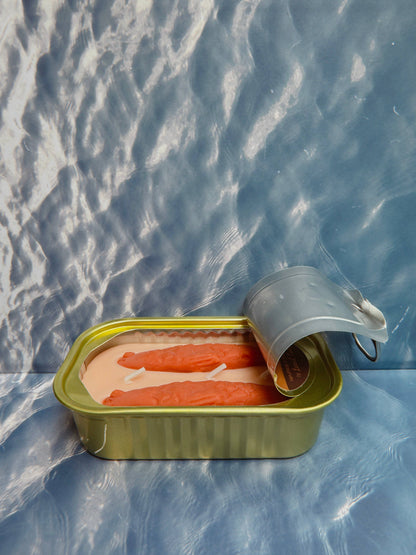 Tinned Fish Candle - Oakmoss & Amber - Candles by Carlyle Avenue