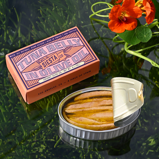 Tinned Tuna Belly in Organic Extra Virgin Olive Oil -  by Carlyle Avenue