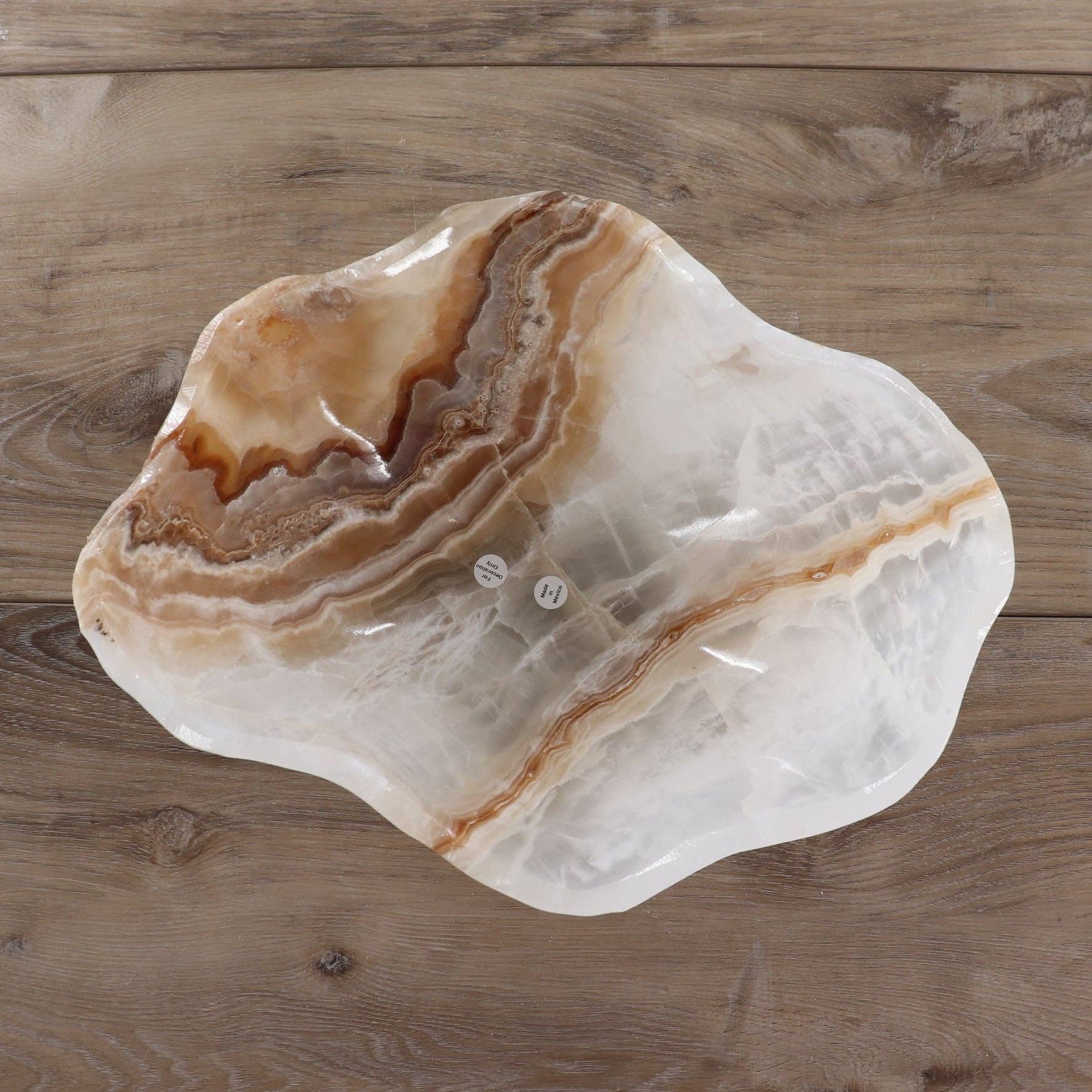 Mexican Onyx/Calcite Bowl 12"