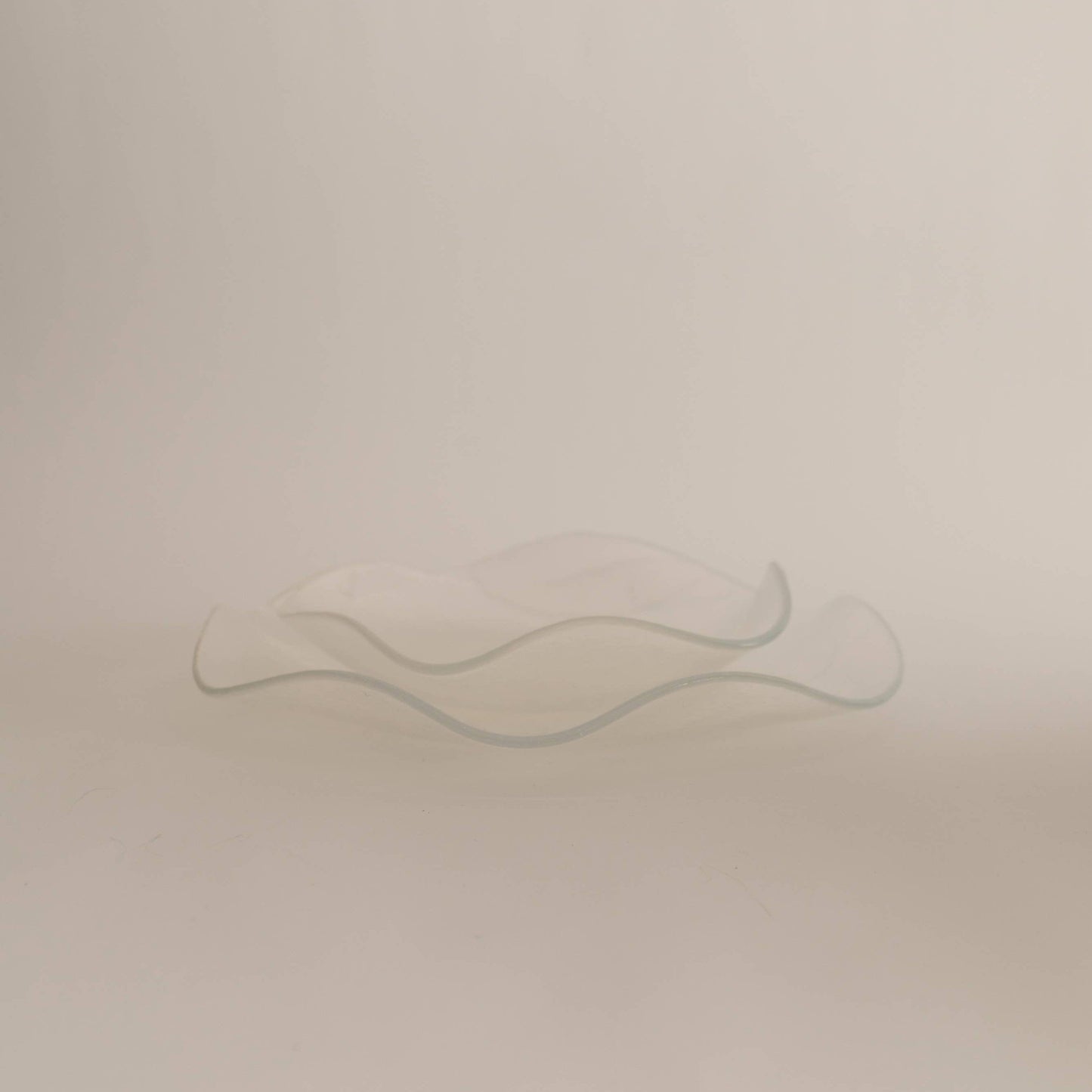 Small Petal Plate, Opal (Transparent)