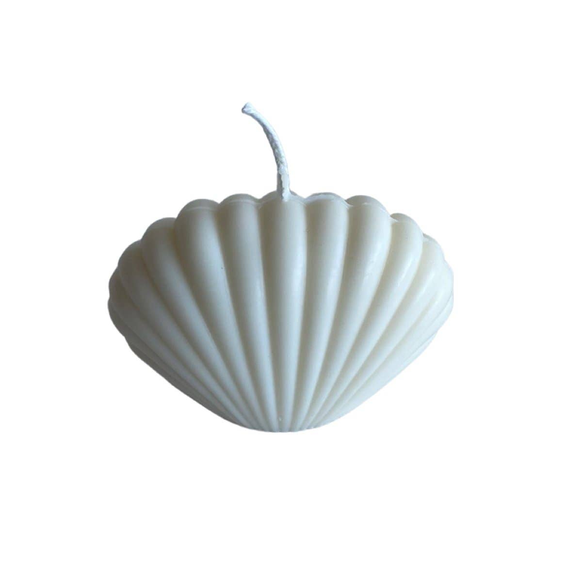 Shell Candle - White
