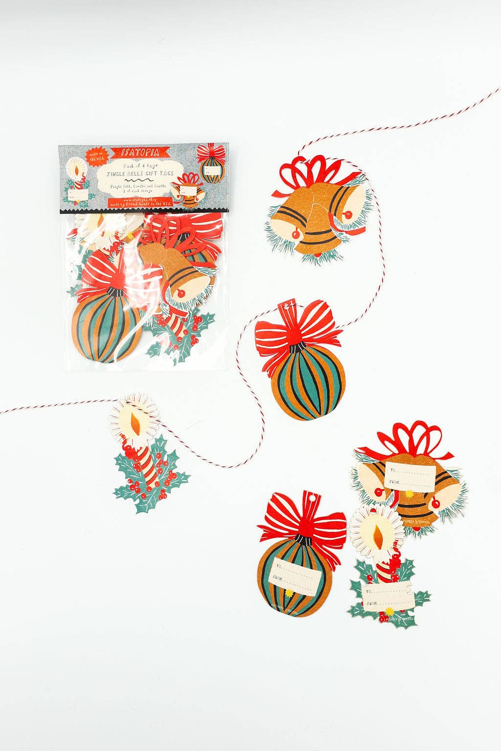 Jingle Bells - Gift Tags Pack of 6