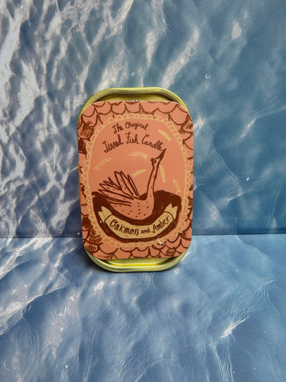 Tinned Fish Candle - Oakmoss & Amber - Candles by Carlyle Avenue