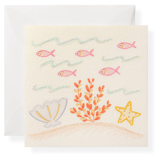 Just Keep Swimming Individual Gift Enclosure - Greeting Cards by Carlyle Avenue