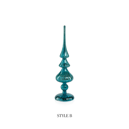 Decorative LED Finial - Blue - Christmas Decor by Carlyle Avenue