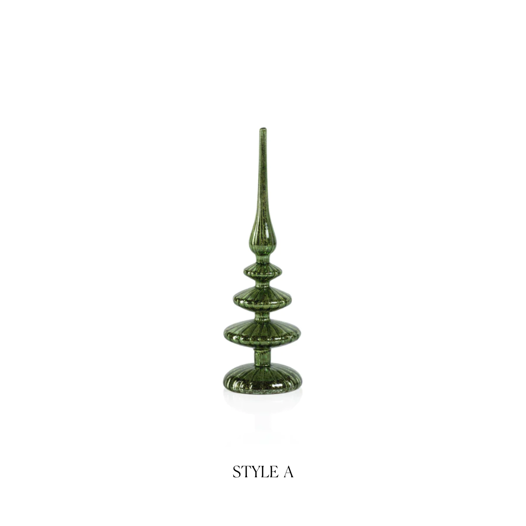 Decorative LED Finial - Green