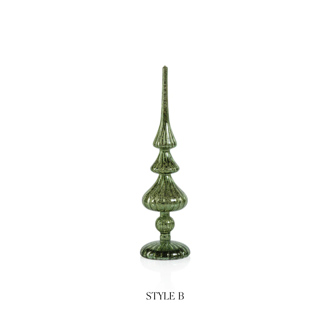 Decorative LED Finial - Green