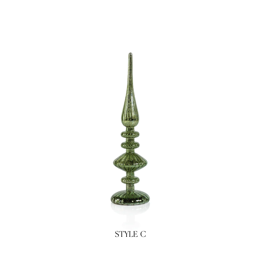 Decorative LED Finial - Green