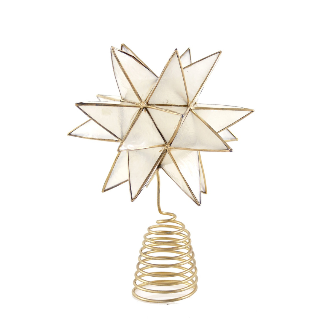 Faceted Star Tree Topper