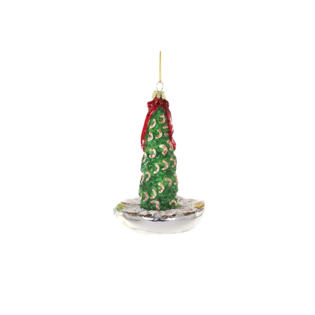 Retro Shrimp Cocktail Party Tree Ornament