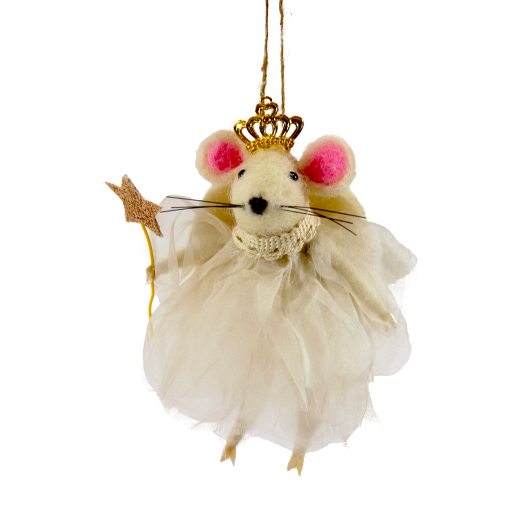 Angel Mouse Ornament