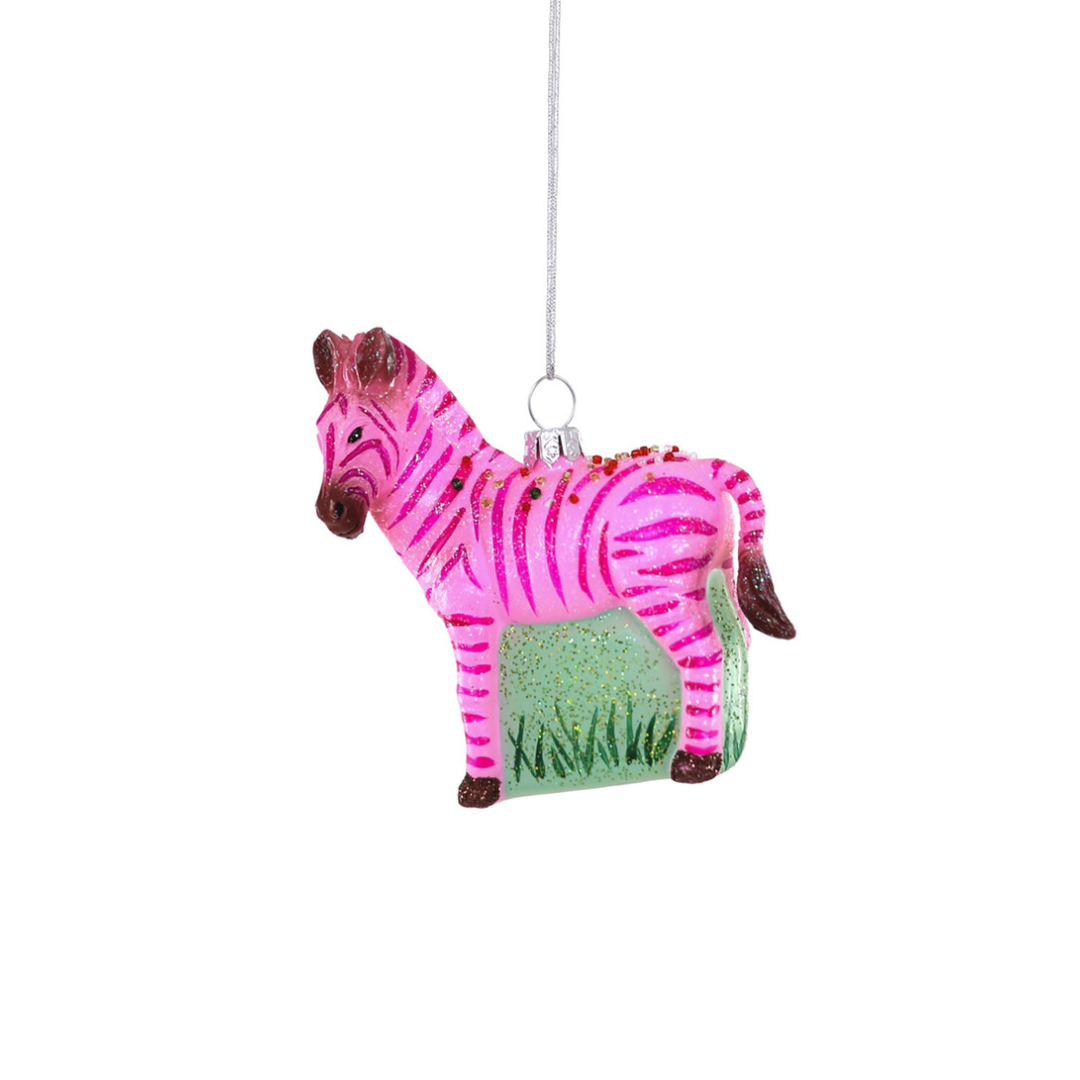 Enchanted Zebra Ornament