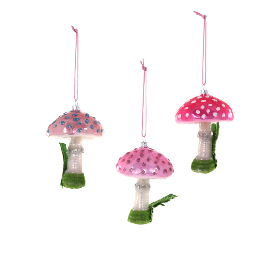 Magical Mushroom Ornaments - Set of 3
