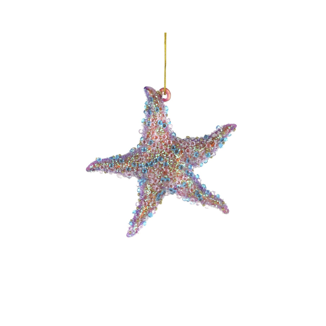 Jeweled Starfish Ornament