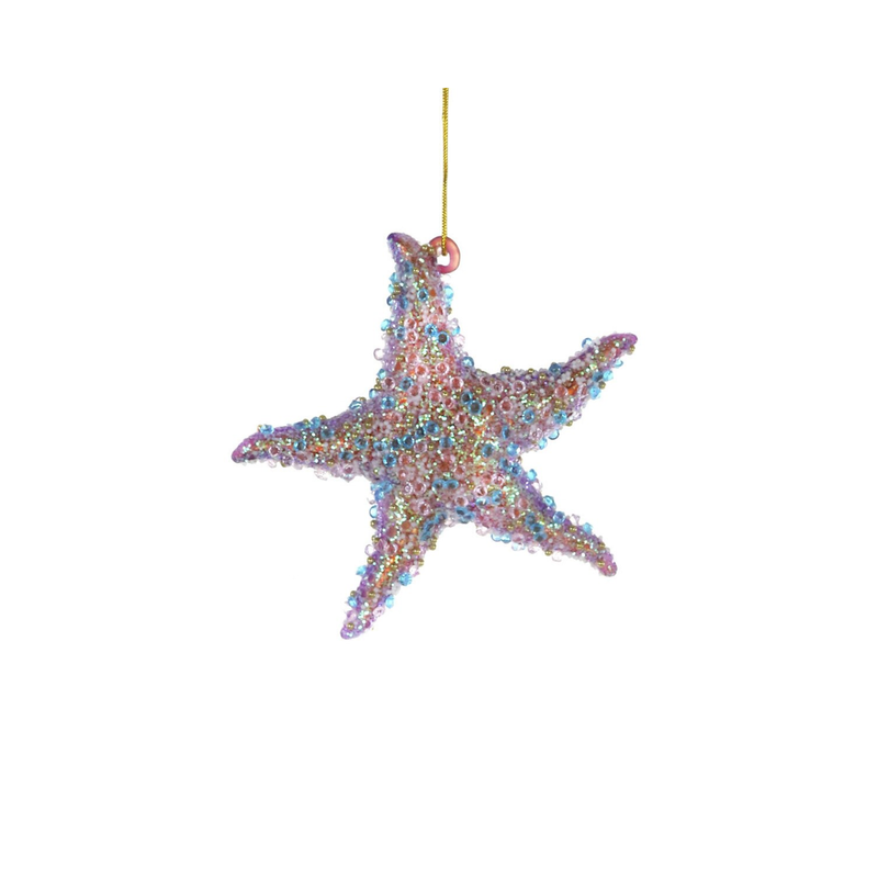 Jeweled Starfish Ornament