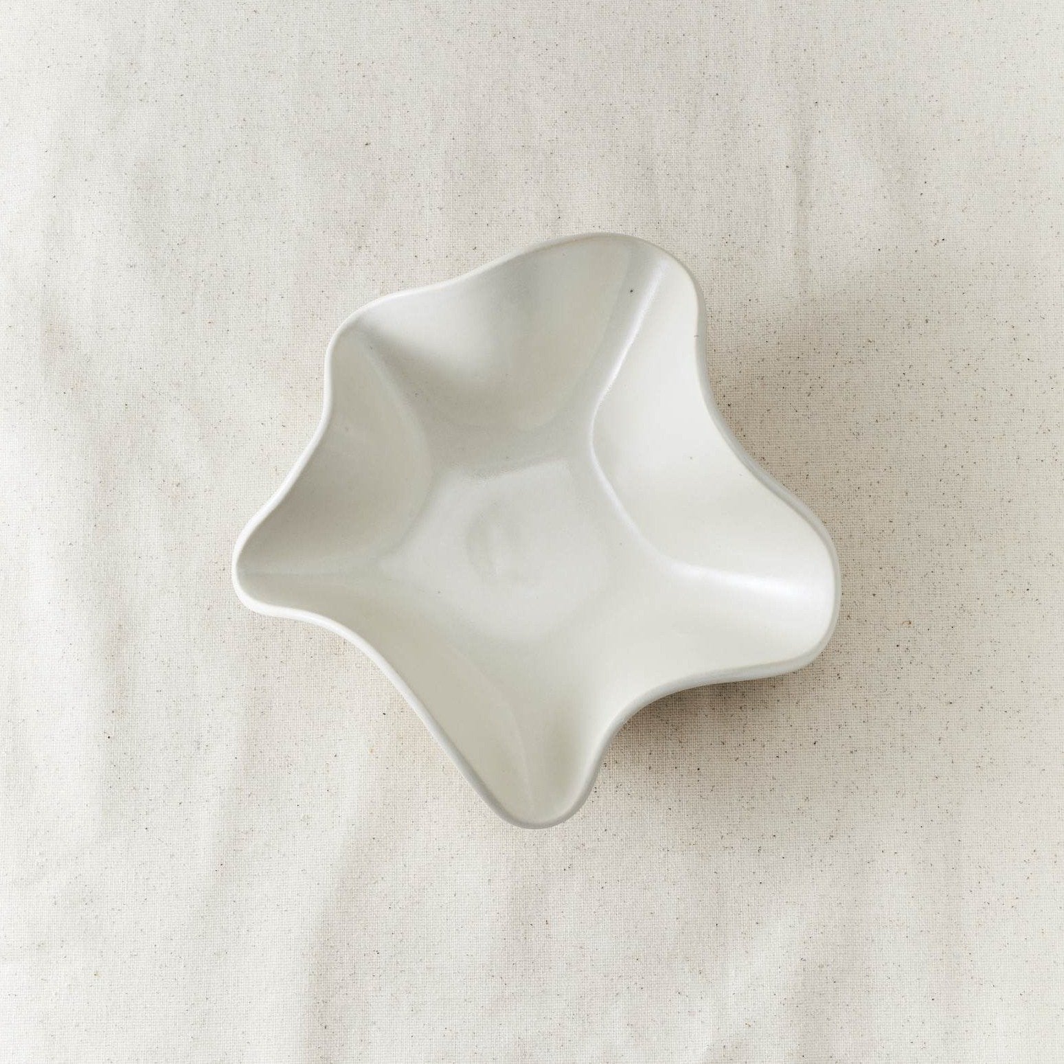 Folded Ceramic Catchall Bowl - Small