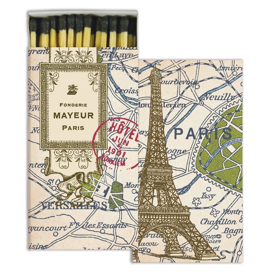 Matches - Map of Paris - CARLYLE AVENUE