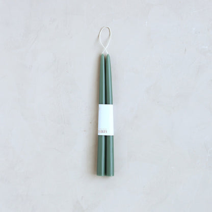 Pair of Taper Candles - Moss - Candles by Carlyle Avenue