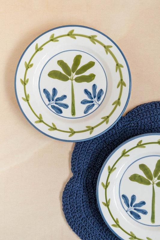 Bananeira Hand-Painted Dessert Plate