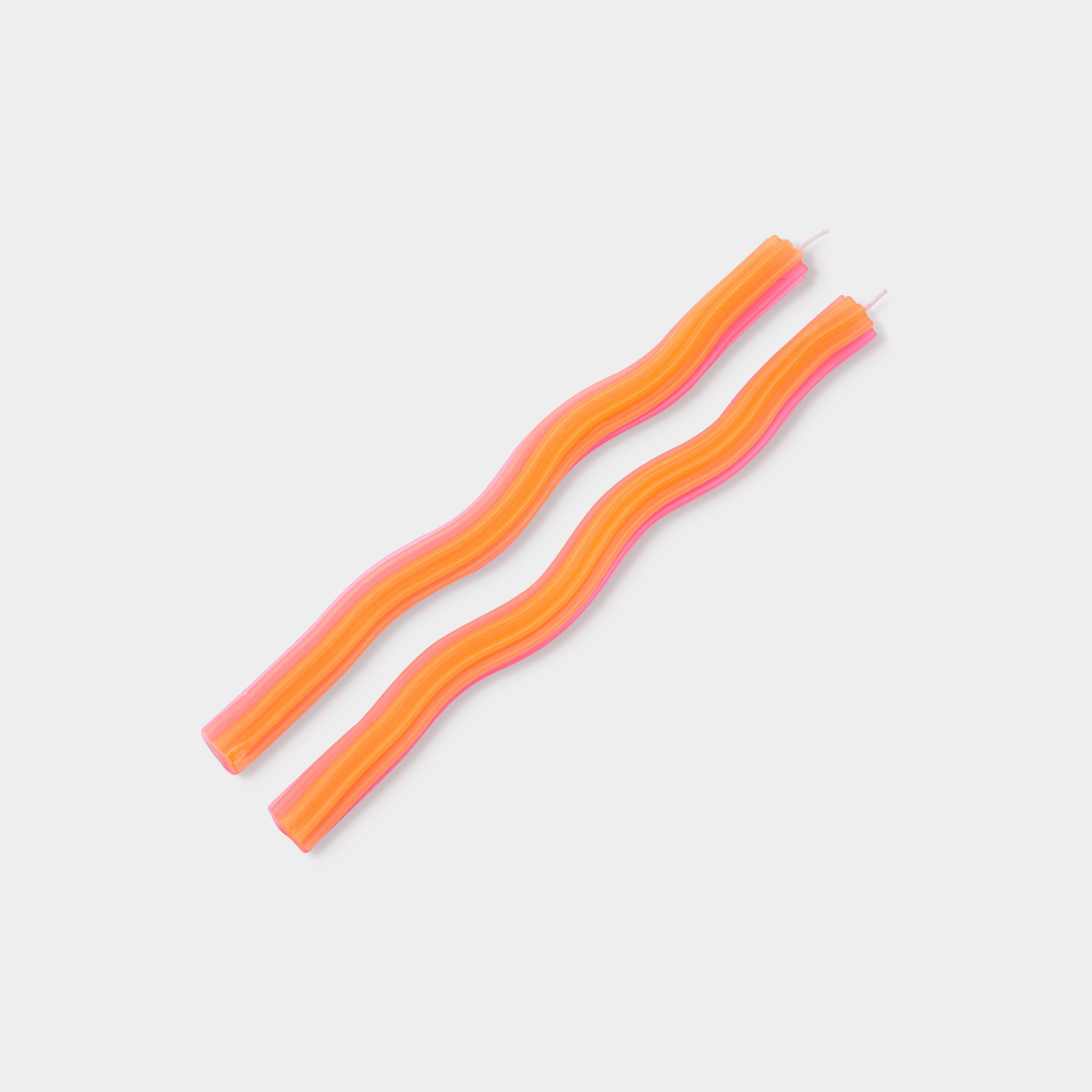 Wiggle Rope Candles - Orange