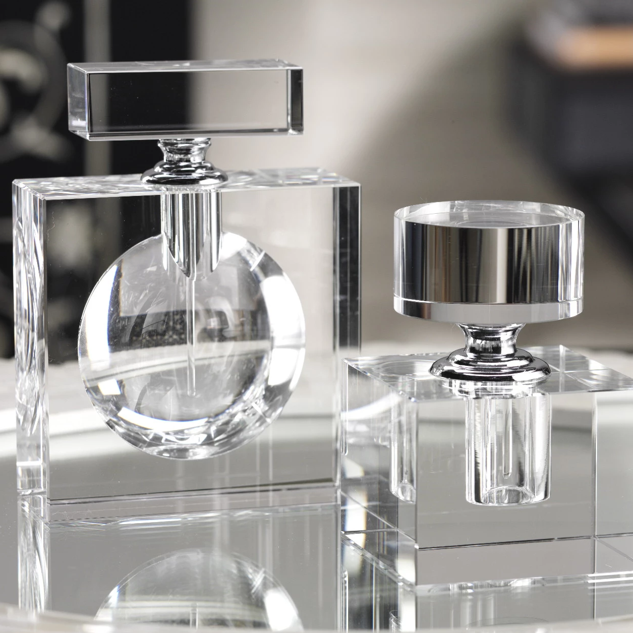 Modern Morocco Glass Perfume Bottles