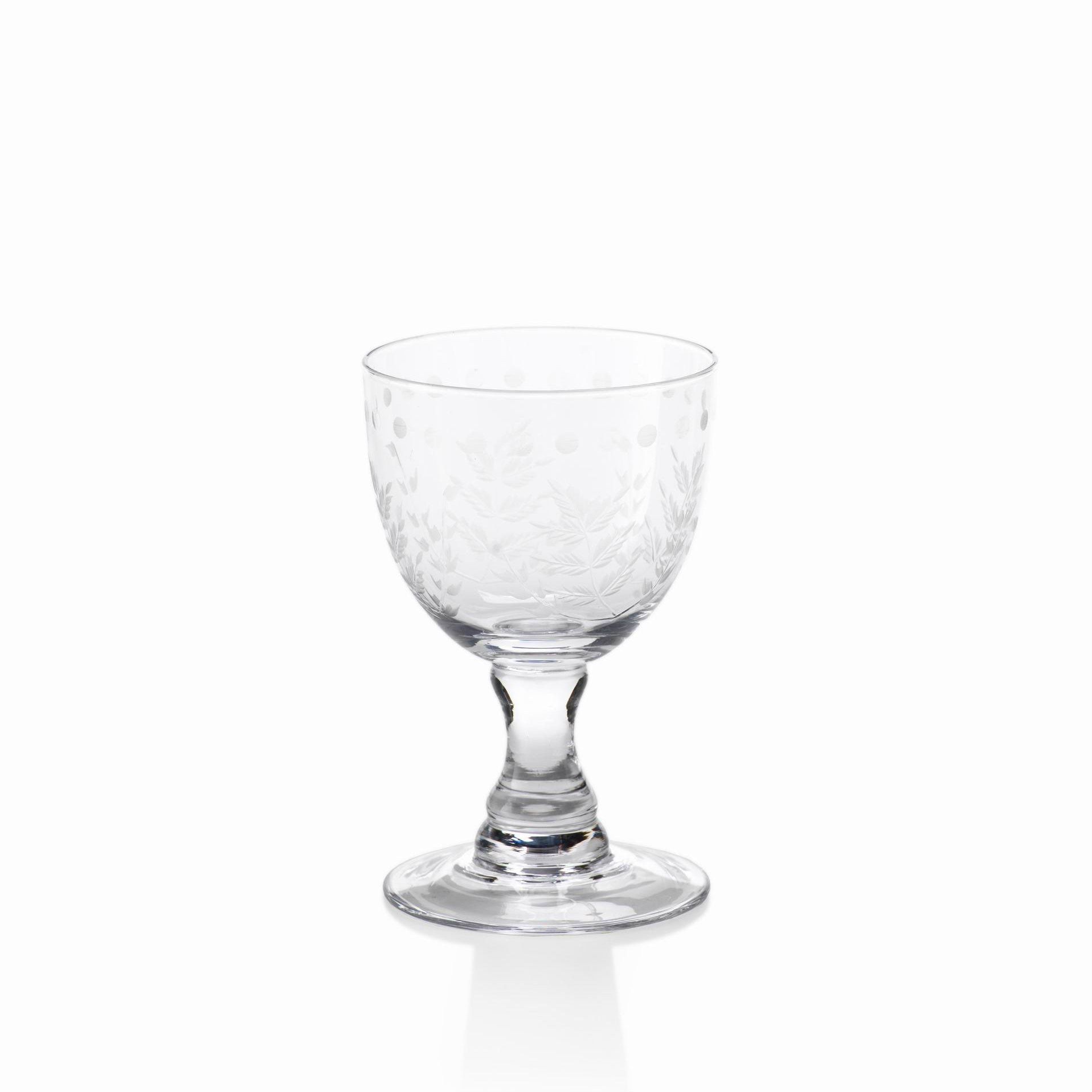 Spring Leaves Glassware - Set of 4 - CARLYLE AVENUE
