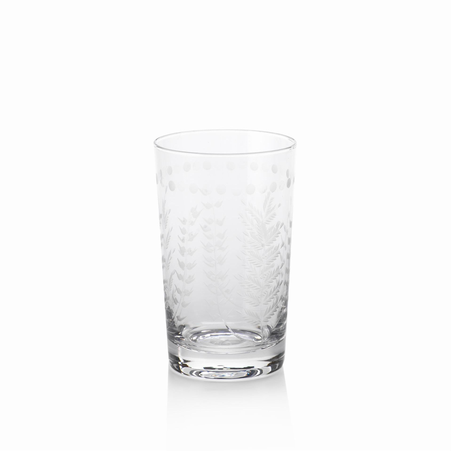 Spring Leaves Glassware - Set of 4 - CARLYLE AVENUE