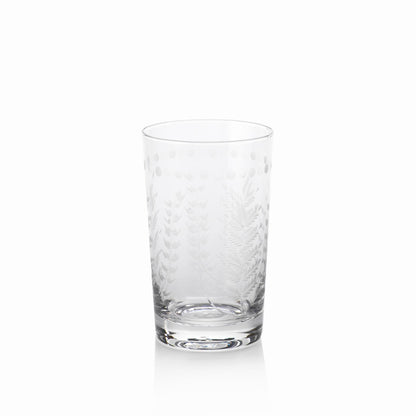 Spring Leaves Glassware - Set of 4 - Drinkware by Carlyle Avenue