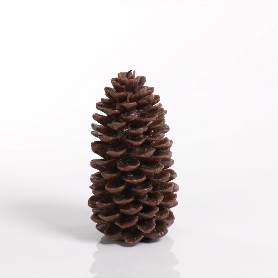 Pine Cone Candle - Brown - Set of Four - CARLYLE AVENUE