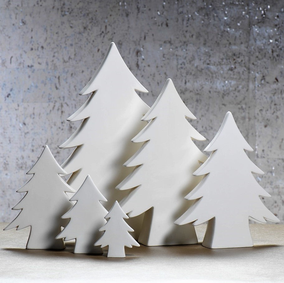 Teton White Ceramic Tree - CARLYLE AVENUE