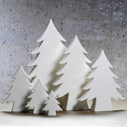 Teton White Ceramic Tree - Christmas Trees by Carlyle Avenue