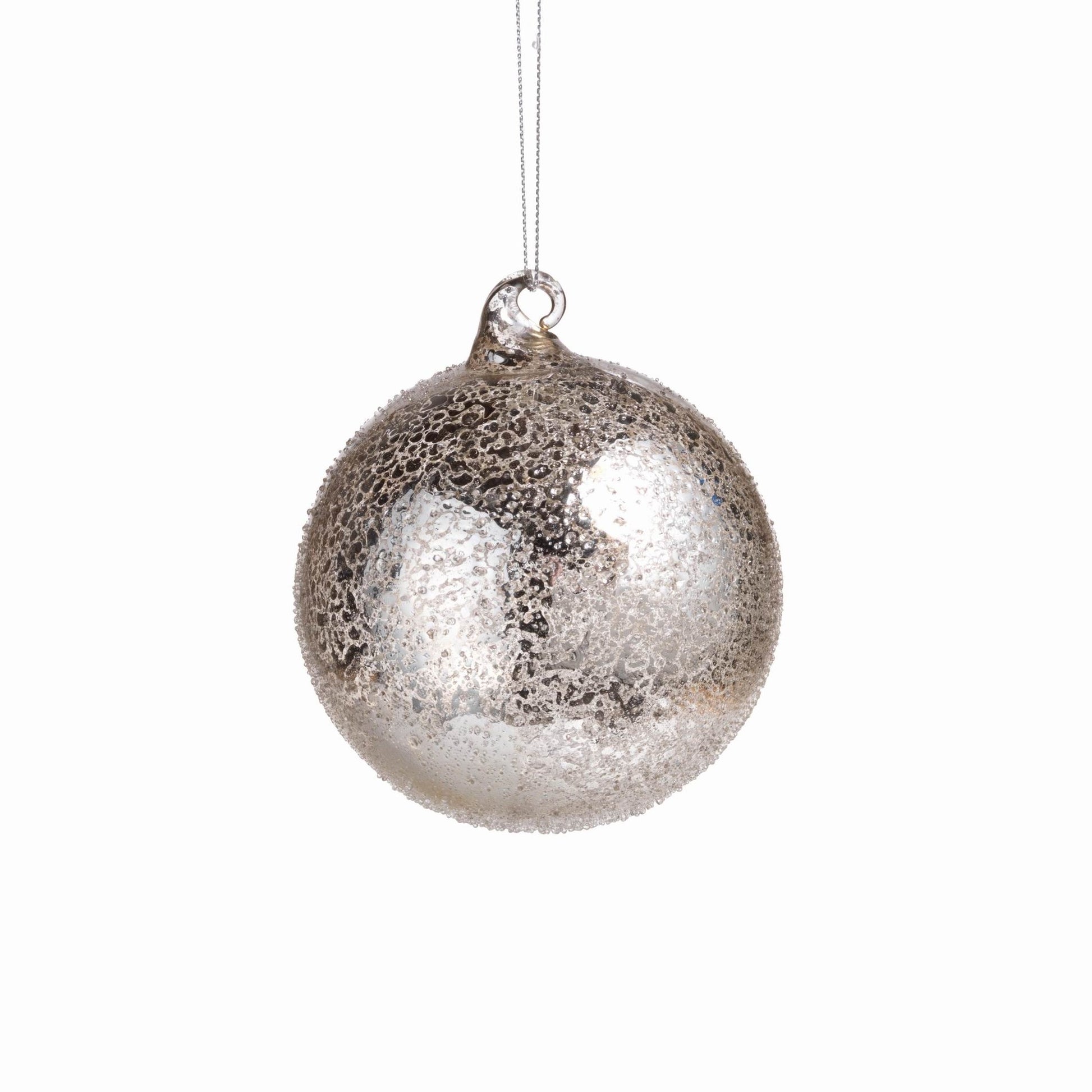 Antique Silver Round Ornaments - CARLYLE AVENUE