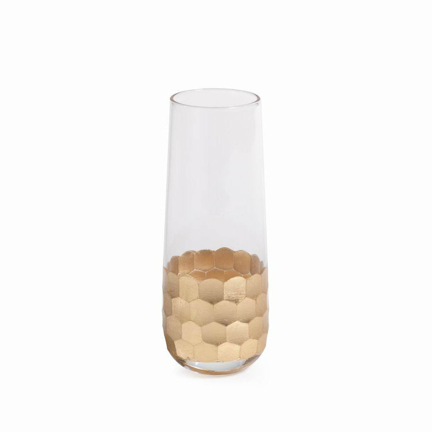 Fez Stemless Flute - Gold - Set of 6 - CARLYLE AVENUE