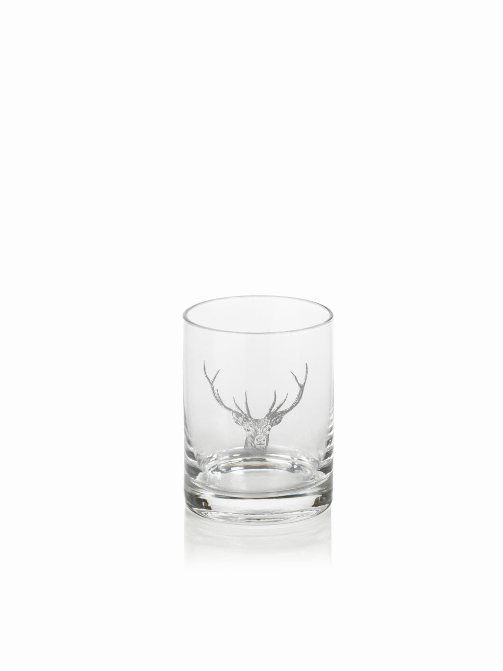 Stag Head Double Old Fashioned Glass, Set of 6 - Barware by Carlyle Avenue
