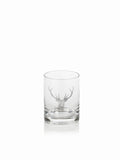 Stag Head Double Old Fashioned Glass, Set of 6 - Barware by Carlyle Avenue