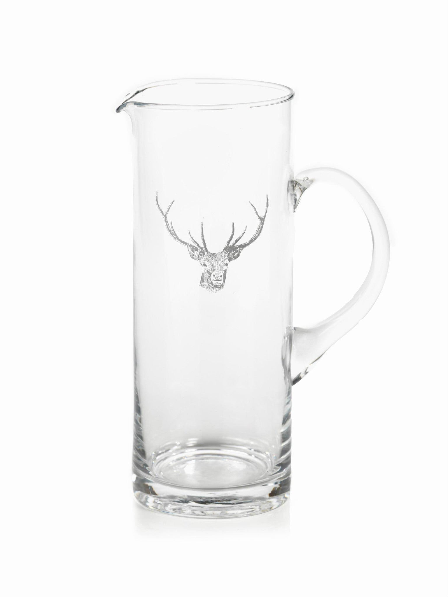 Stag Head Pitcher and Glassware - CARLYLE AVENUE
