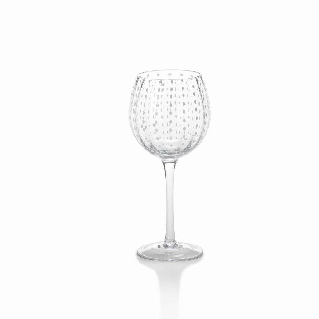 White Dot Glassware - Set of 6 - Drinkware by Carlyle Avenue
