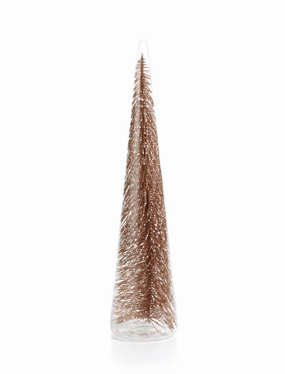 Clear Glass Decorative Tree w/Glitter - Christmas Trees by Carlyle Avenue