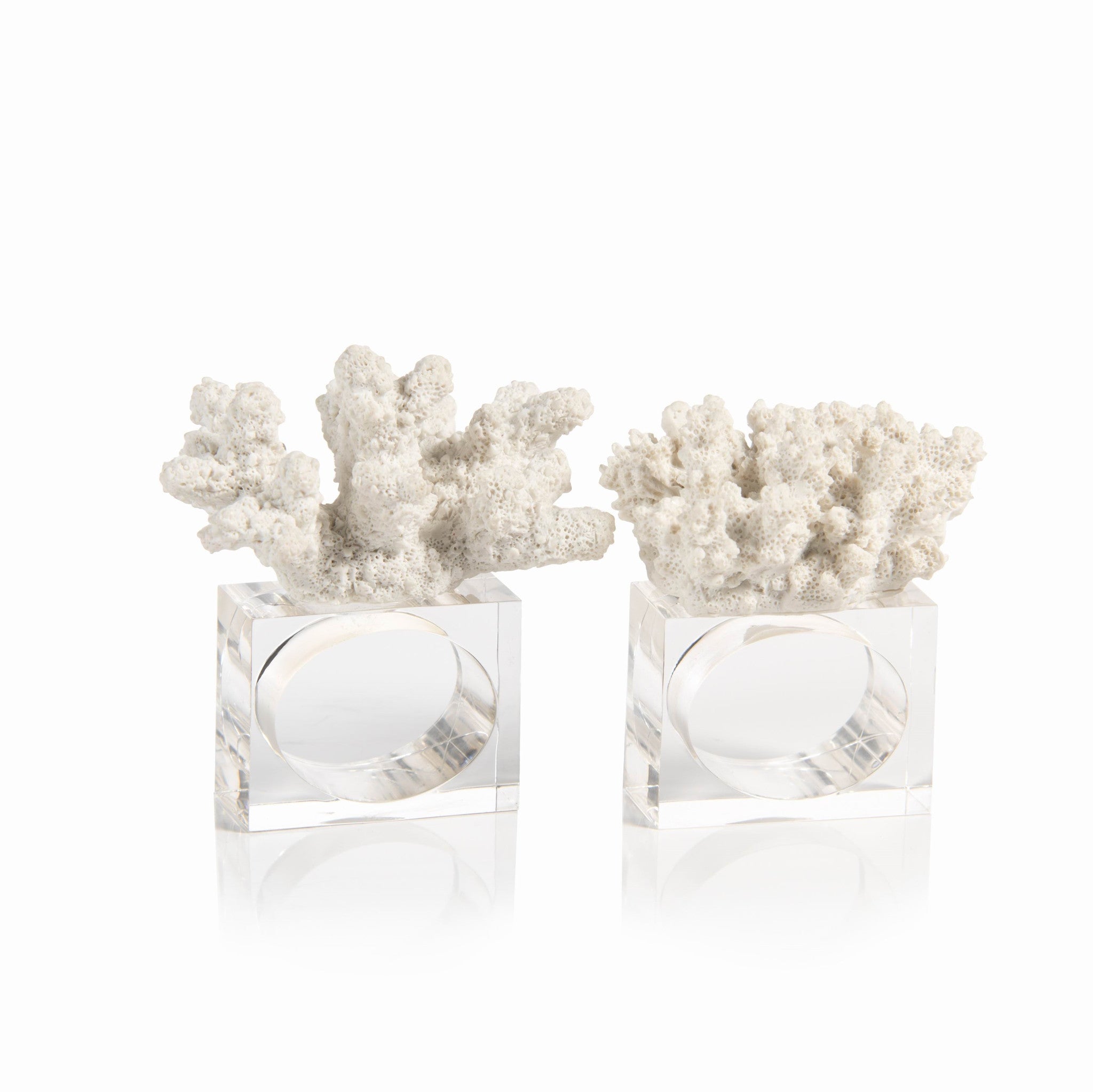 Coral Napkin Rings - Set of 6 - CARLYLE AVENUE