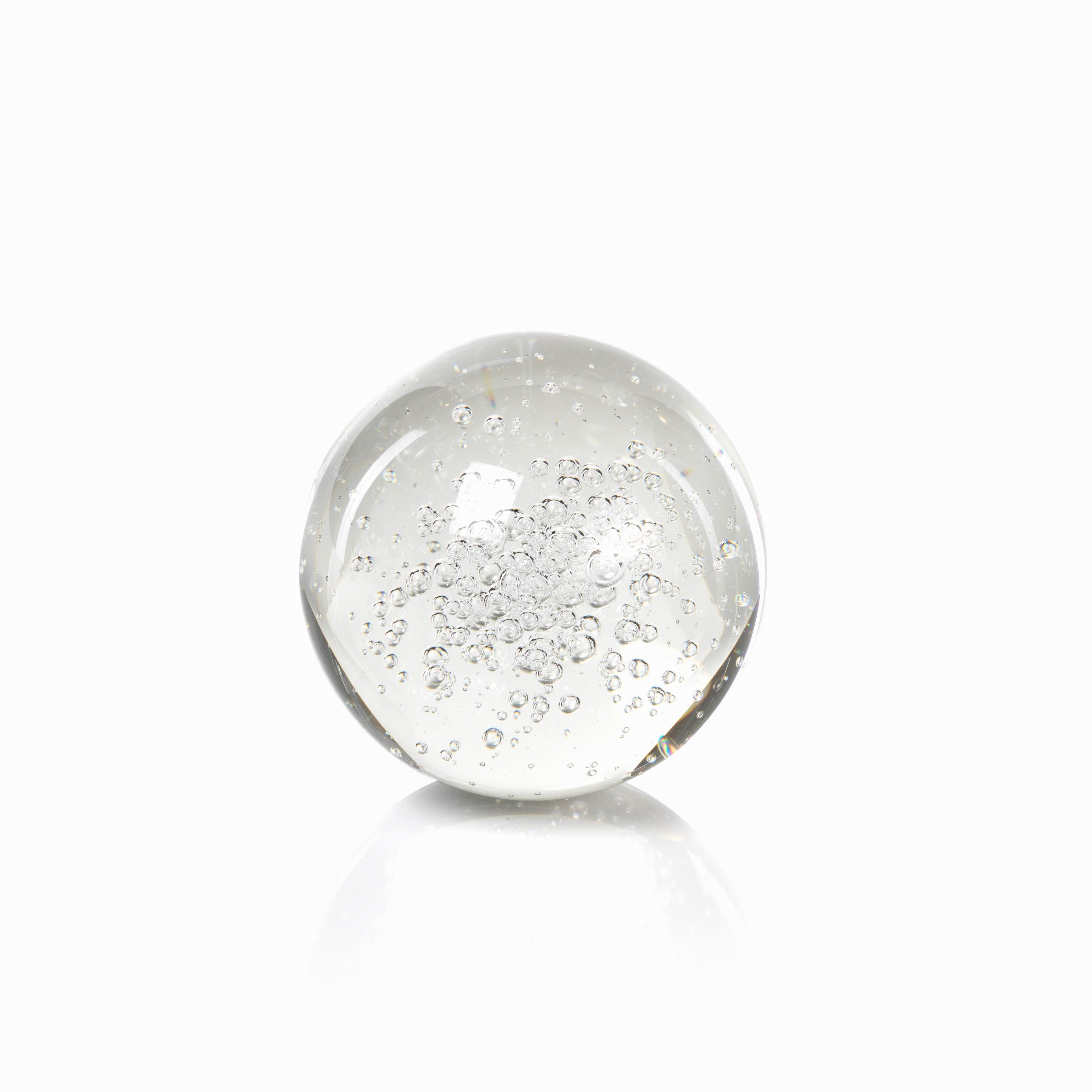 Crystal Fill Ball with Bubbles - Decorative Accessories by Carlyle Avenue
