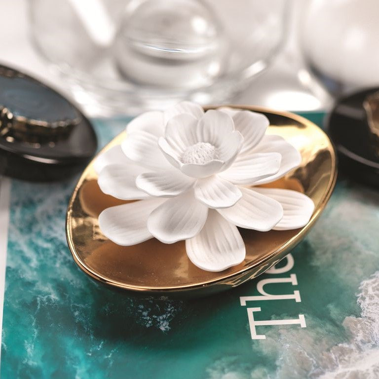Dream Porcelain Flower Diffuser - PREORDER - Diffusers by Carlyle Avenue