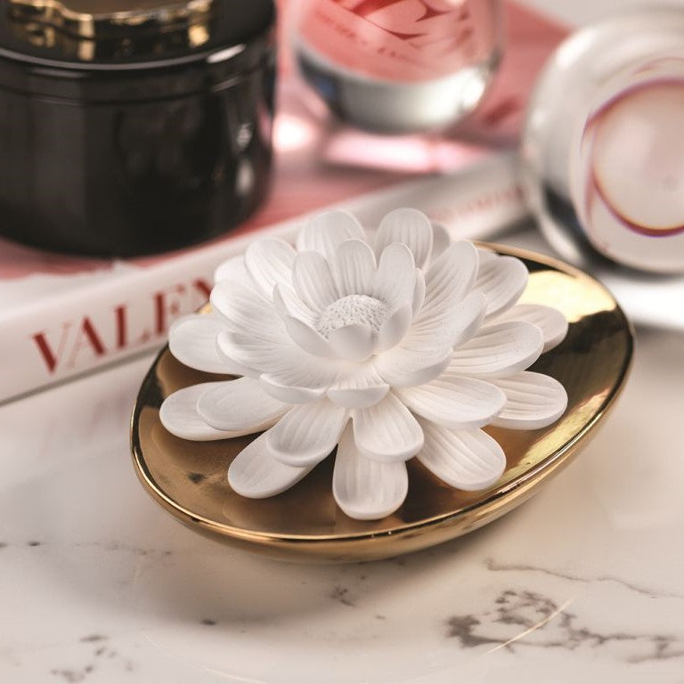 Dream Porcelain Flower Diffuser - PREORDER - Diffusers by Carlyle Avenue