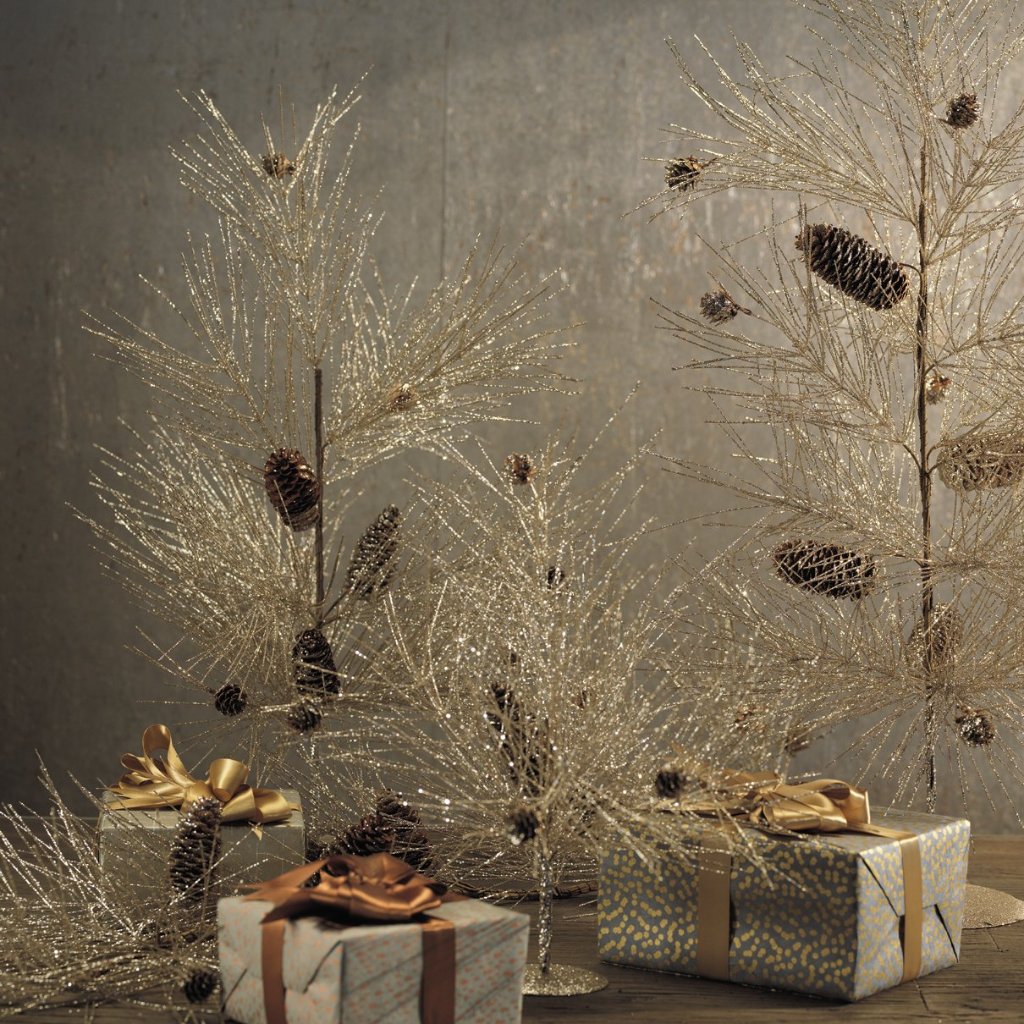 Spruce and Pinecone Tree - Set of 2 - CARLYLE AVENUE