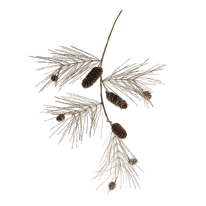 Champagne Spruce and Pinecone Pick - Seasonal & Holiday Decorations by Carlyle Avenue